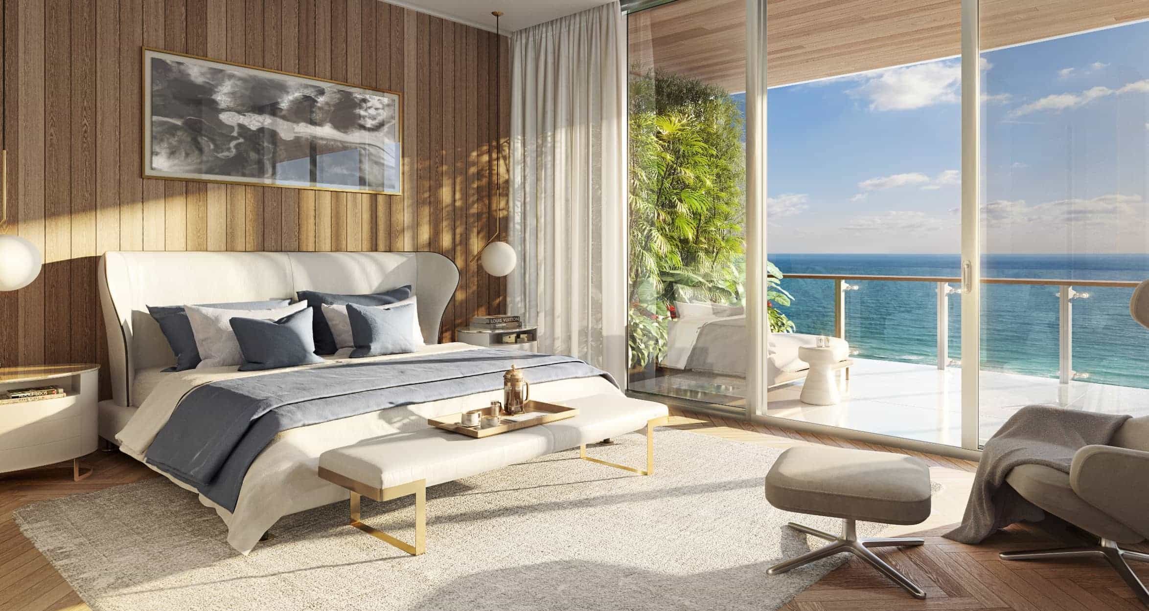 57 Ocean Miami Beach Amenities - Master Bedroom
