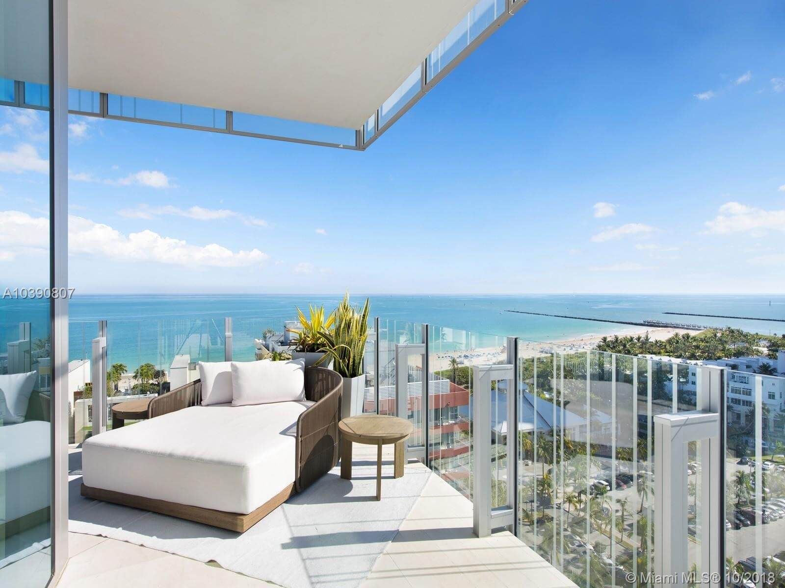 玻璃迈阿密海滩 - 阳台景观