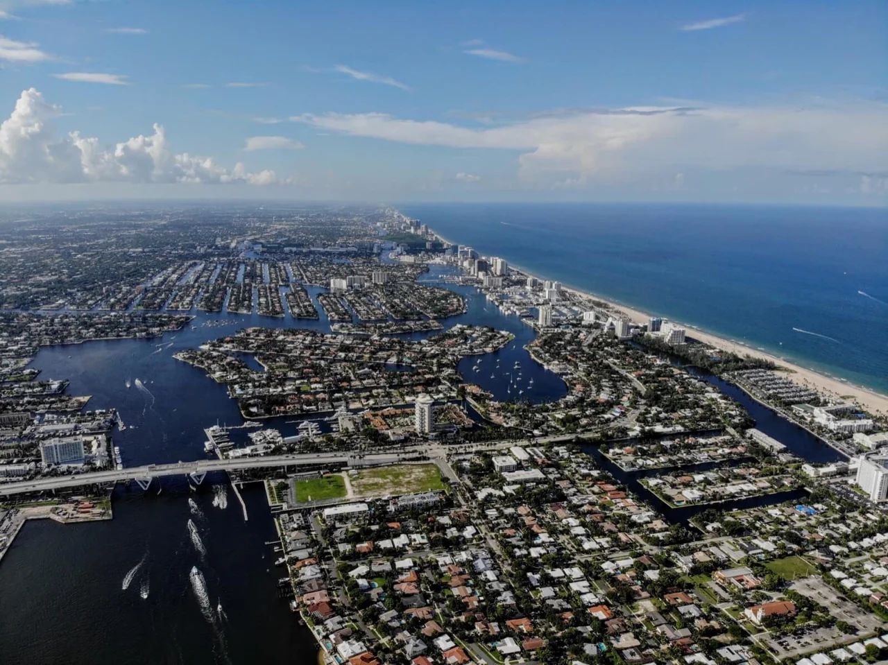 Vista de Fort Lauderdale desde arriba