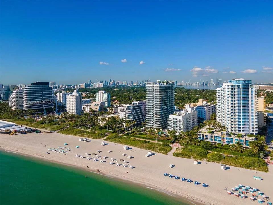 Caribbean Condo Buildings in Miami Beach, Architectural Elegance and Oceanfront Location