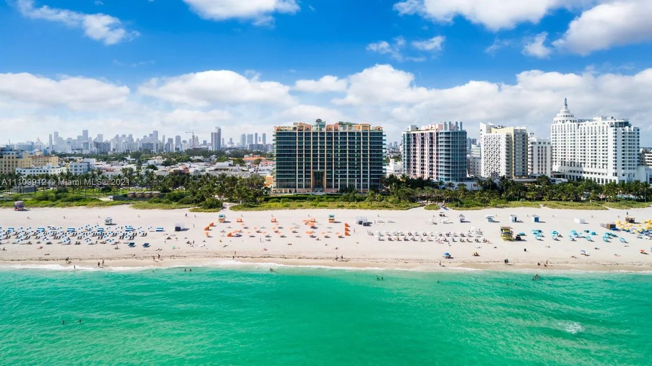 The View From The Ocean Over The Building II Villaggio And The City