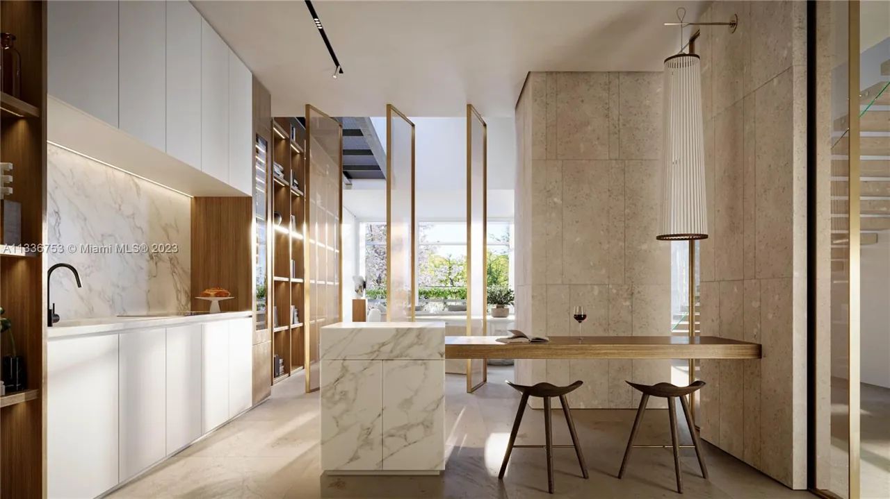 Cocina de Surf Row Residences