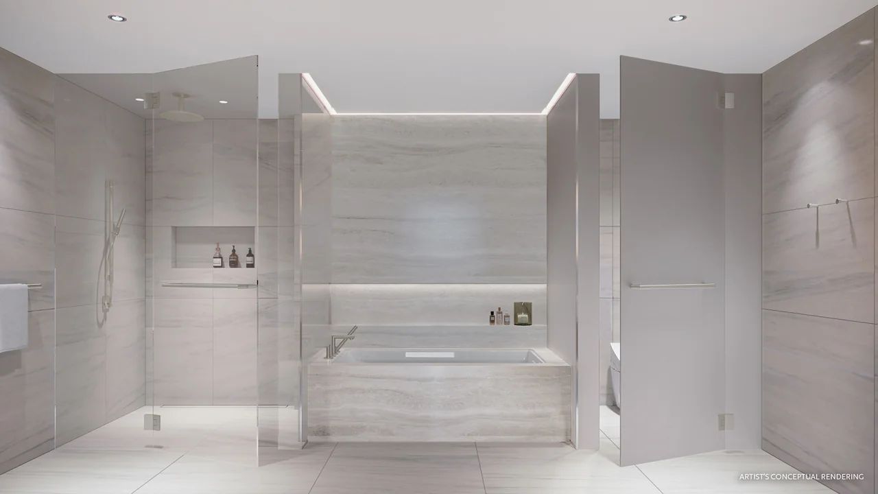 Ba&ntilde;os Amplios y Relajantes en las Residencias Casamar en Pompano Beach