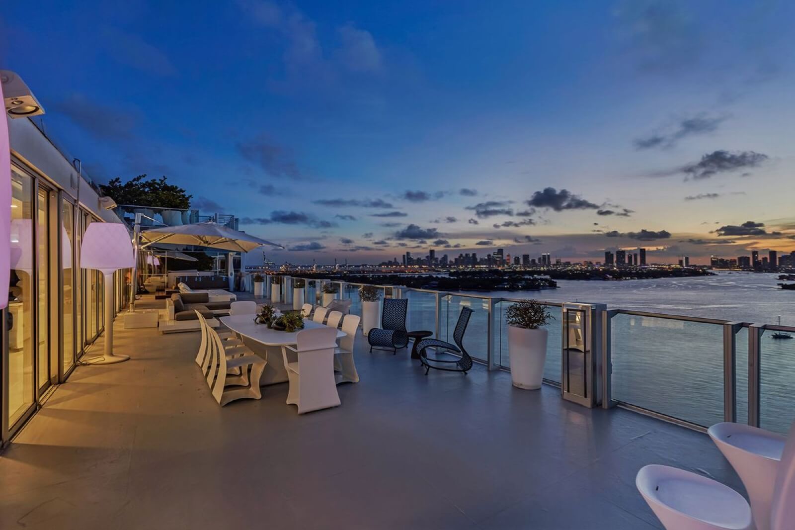 Mondrian South Beach - Vista del atardecer Mondrian South Beach - Vista del atardecer