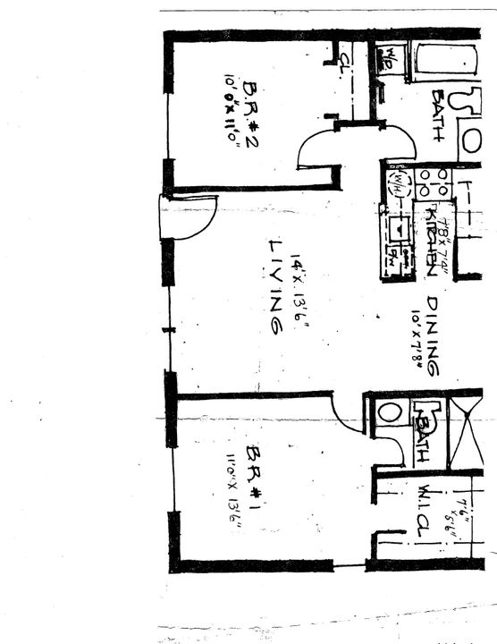 Recently Rented: $1,350 (2 beds, 2 baths, 815 Square Feet)