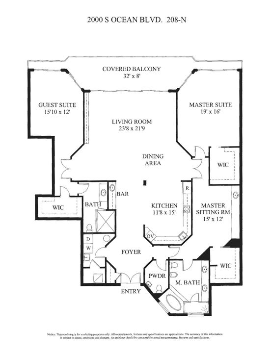 Recently Rented: $18,000 (2 beds, 2 baths, 2385 Square Feet)