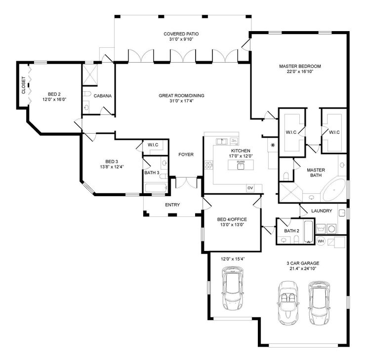 Activo con contrato: $1,979,000 (4 camas, 4 baños, 2708 Pies cuadrados)