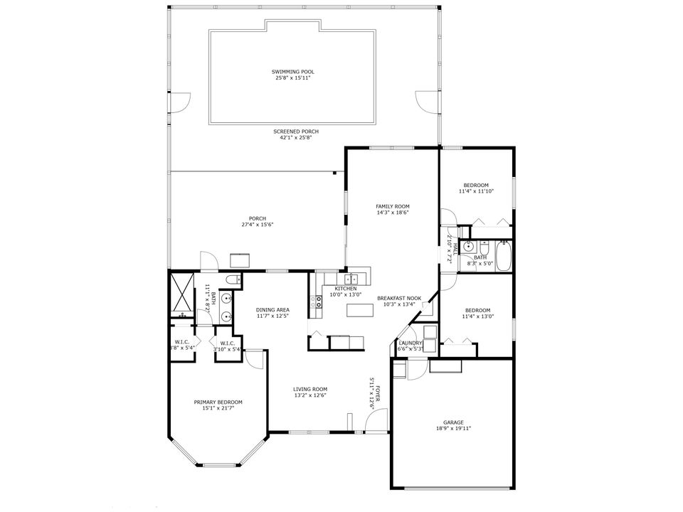 Activo con contrato: $512,000 (3 camas, 2 baños, 1863 Pies cuadrados)