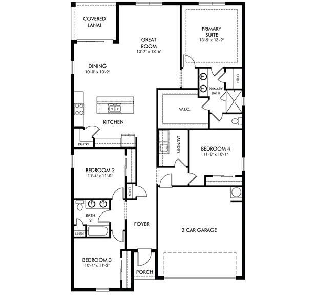 Active With Contract: $523,440 (4 beds, 2 baths, 1908 Square Feet)