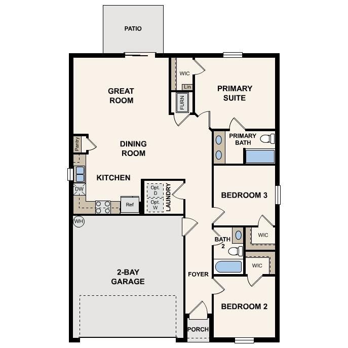 Active With Contract: $289,990 (3 beds, 2 baths, 1263 Square Feet)