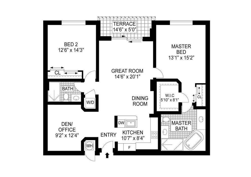 For Rent: $6,000 (2 beds, 2 baths, 1333 Square Feet)