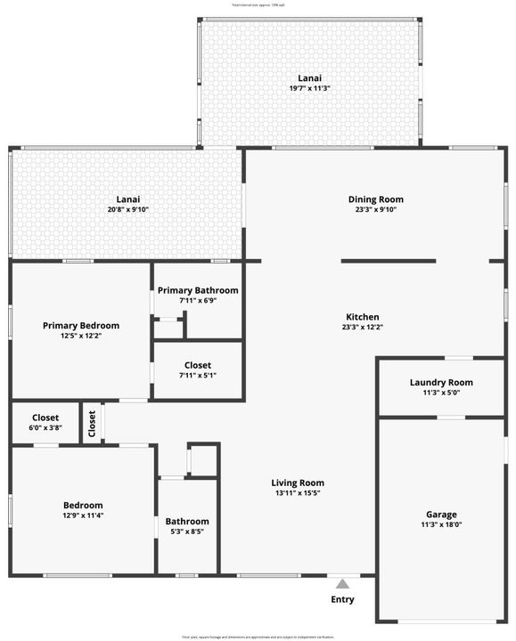 Active With Contract: $499,900 (2 beds, 2 baths, 1377 Square Feet)