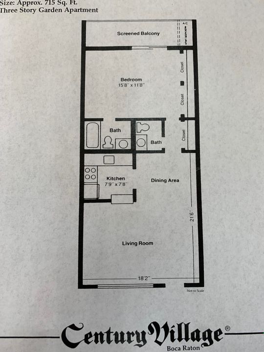 Active With Contract: $97,900 (1 beds, 1 baths, 720 Square Feet)
