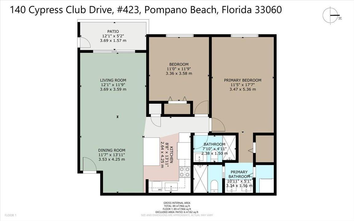 Active With Contract: $2,500 (2 beds, 2 baths, 966 Square Feet)