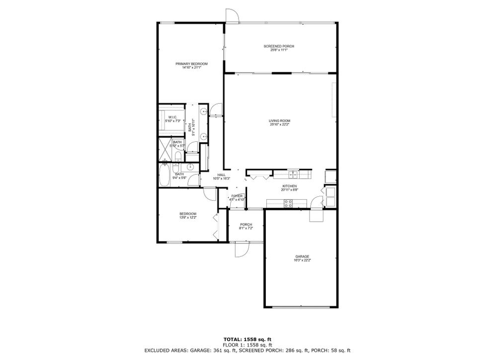 Active With Contract: $349,999 (2 beds, 2 baths, 1656 Square Feet)
