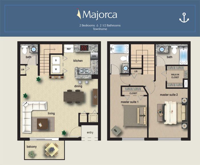 Active With Contract: $2,300 (2 beds, 2 baths, 1124 Square Feet)