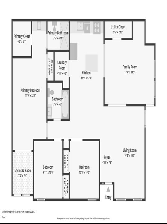 Active With Contract: $339,000 (3 beds, 2 baths, 1477 Square Feet)
