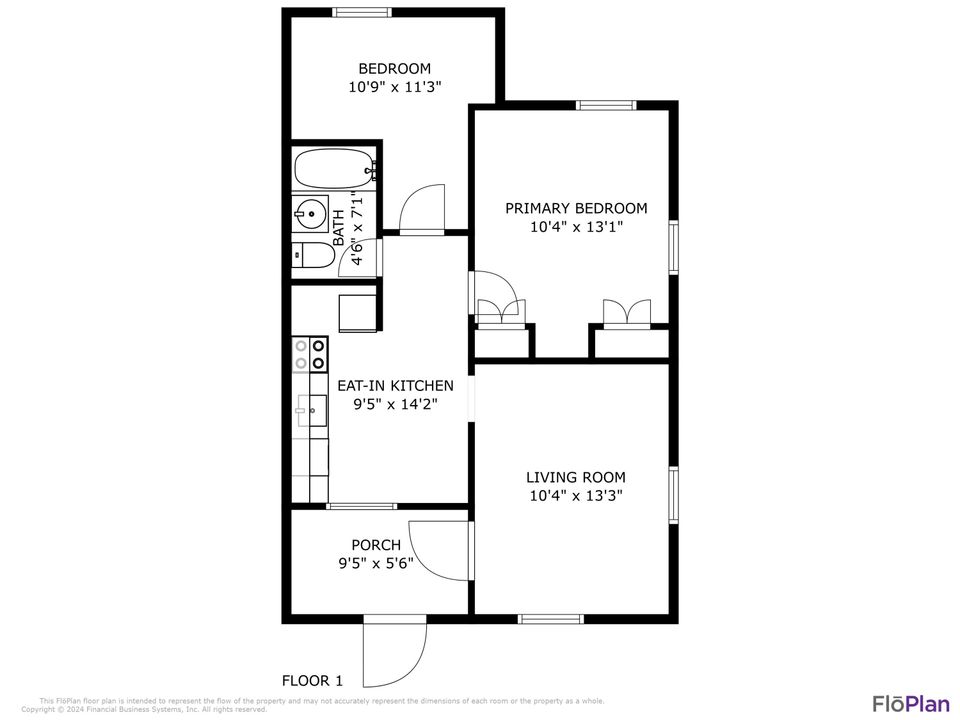 Active With Contract: $1,650 (2 beds, 1 baths, 612 Square Feet)