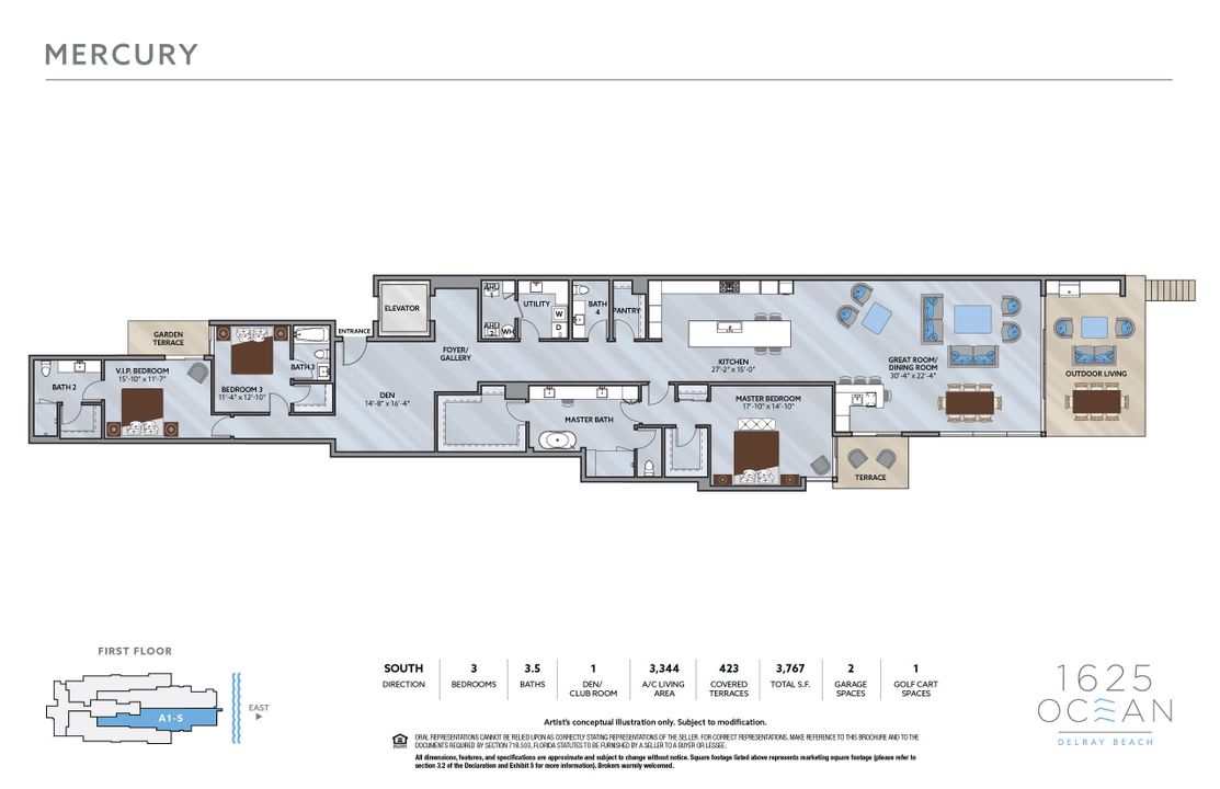 En Venta: $7,995,000 (3 camas, 3 baños, 3344 Pies cuadrados)