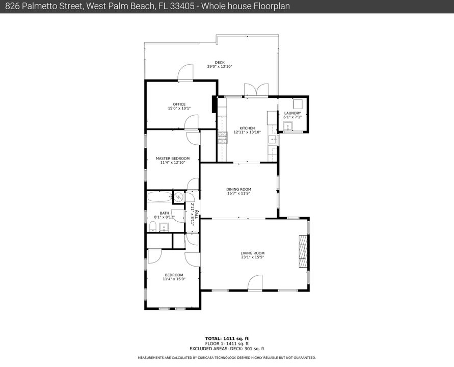 Active With Contract: $539,900 (2 beds, 1 baths, 1463 Square Feet)