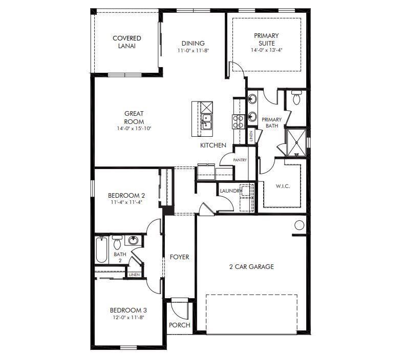 Active With Contract: $374,490 (3 beds, 2 baths, 1654 Square Feet)