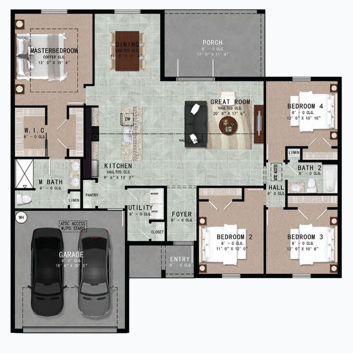 Active With Contract: $2,800 (4 beds, 2 baths, 1915 Square Feet)