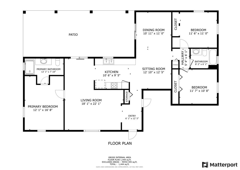 На продажу: $415,000 (3 спален, 2 ванн, 1452 Квадратных фут)