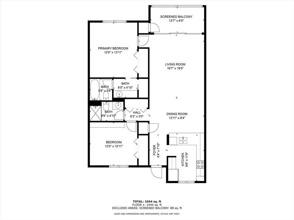 For Sale: $419,888 (2 beds, 2 baths, 1072 Square Feet)