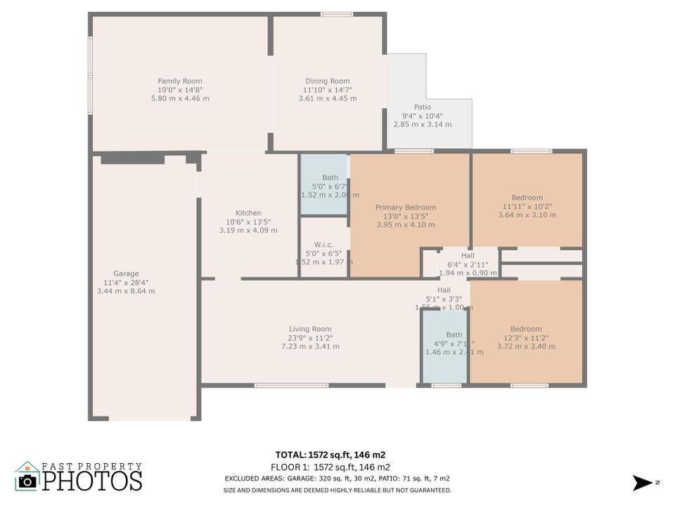 For Sale: $469,000 (3 beds, 2 baths, 1572 Square Feet)