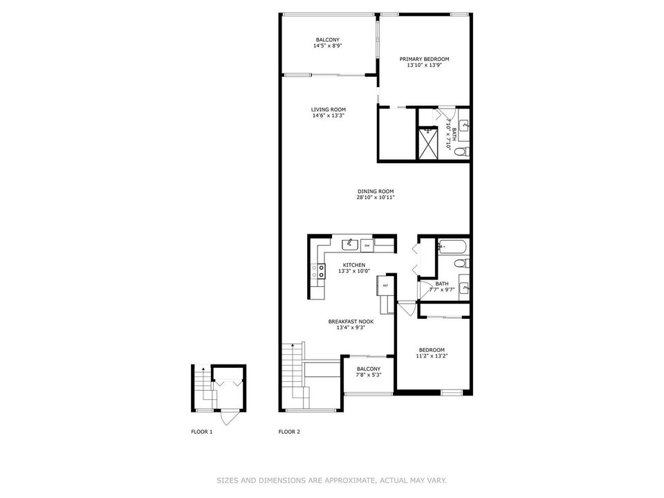 For Sale: $349,900 (2 beds, 2 baths, 1601 Square Feet)