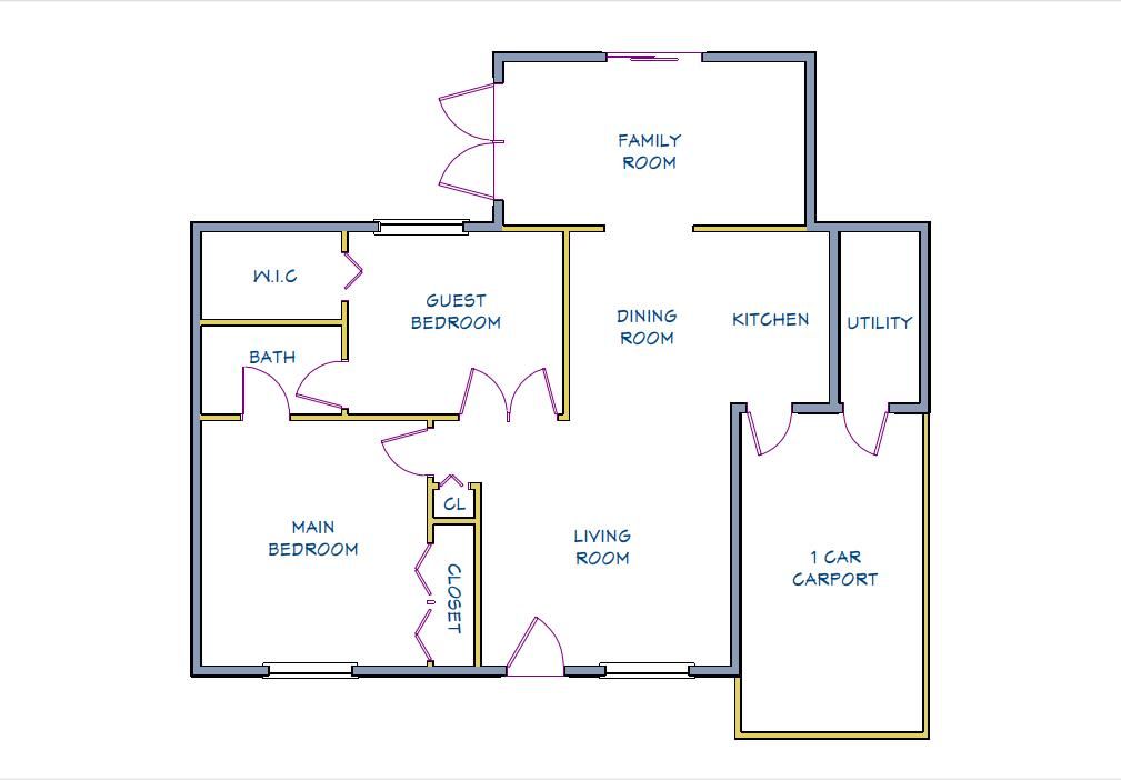 На продажу: $269,900 (2 спален, 1 ванн, 928 Квадратных фут)