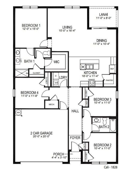 Active With Contract: $399,990 (4 beds, 2 baths, 1828 Square Feet)