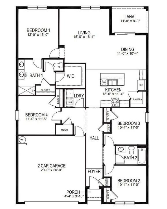 For Sale: $447,345 (4 beds, 2 baths, 1828 Square Feet)