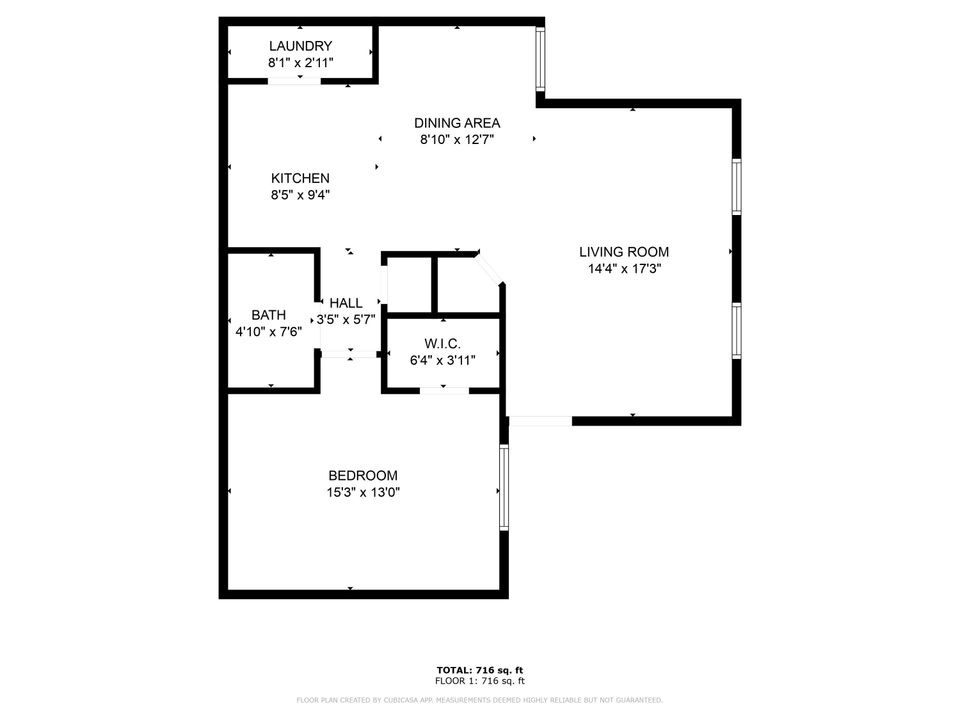 For Rent: $1,950 (1 beds, 1 baths, 696 Square Feet)