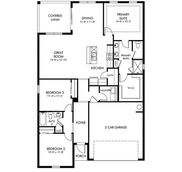 Active With Contract: $399,290 (3 beds, 2 baths, 1654 Square Feet)