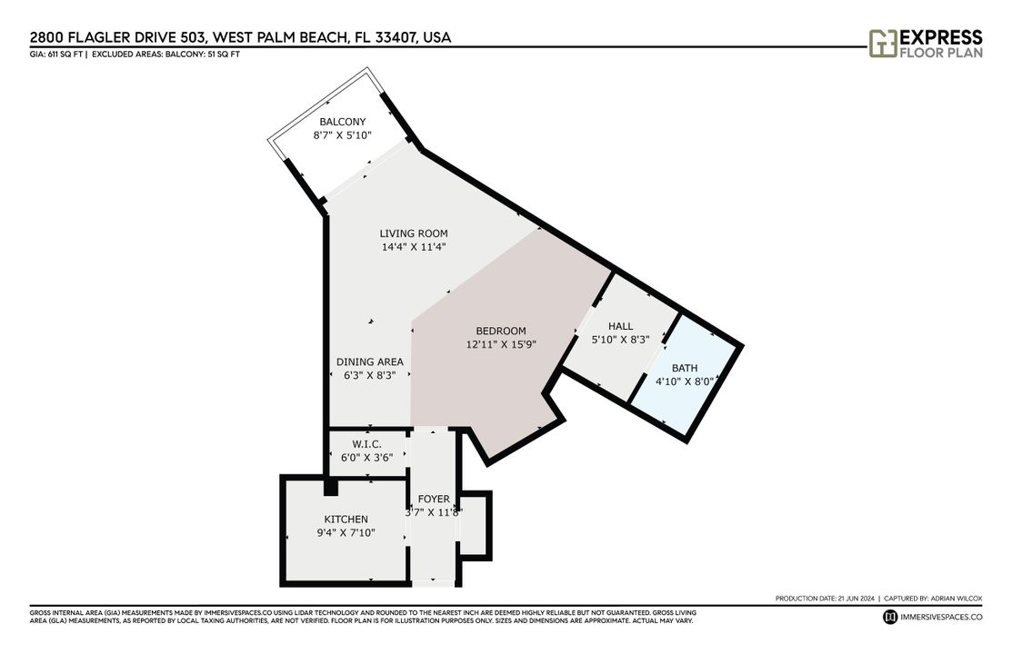 For Rent: $1,750 (0 beds, 1 baths, 679 Square Feet)