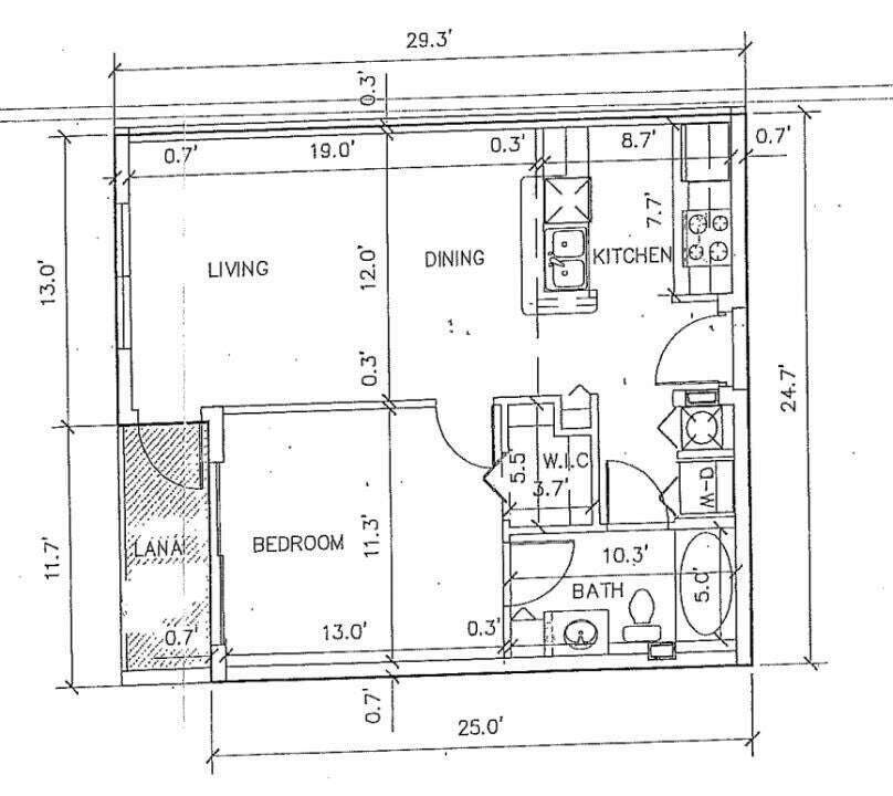 For Rent: $2,200 (1 beds, 1 baths, 662 Square Feet)