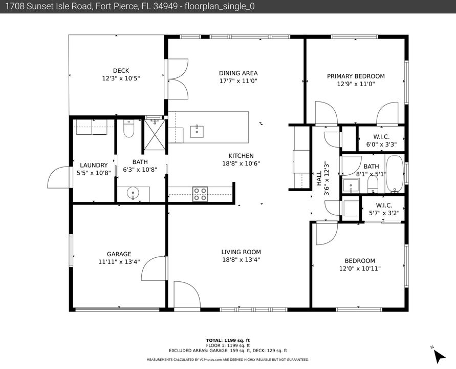 En Venta: $555,000 (2 camas, 2 baños, 1188 Pies cuadrados)