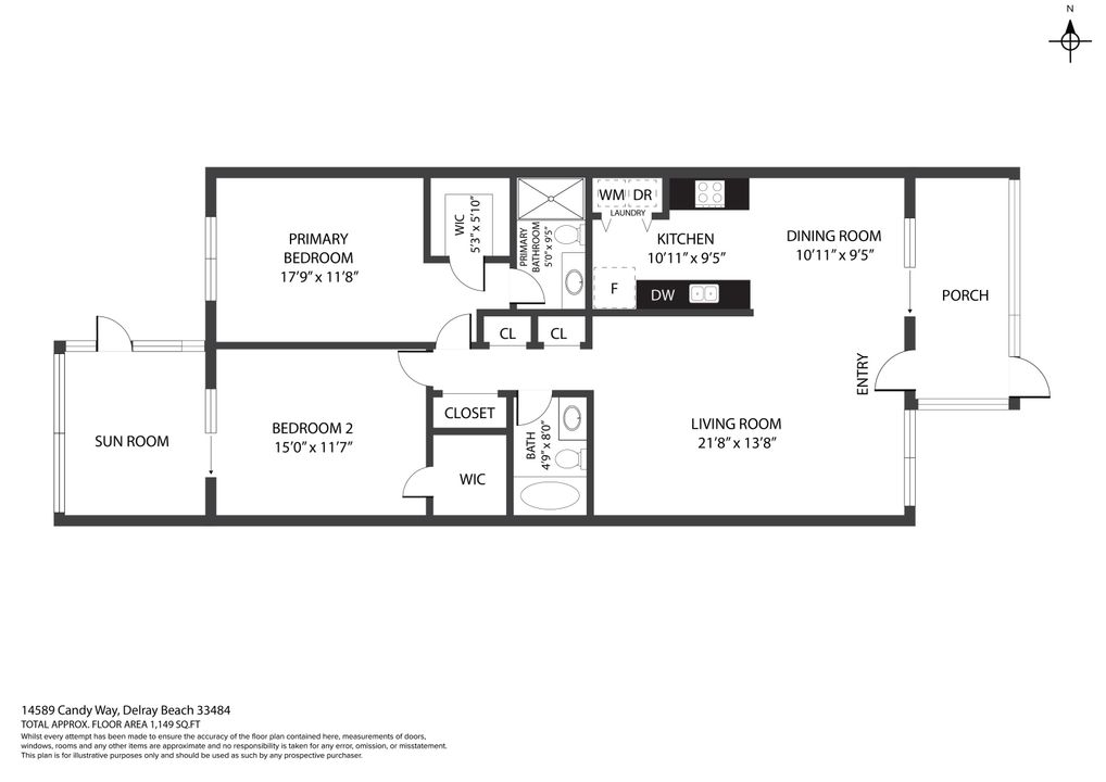 Active With Contract: $244,900 (2 beds, 2 baths, 1200 Square Feet)