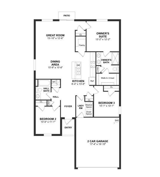 合同活跃: $339,995 (3 贝兹, 2 浴室, 1464 平方英尺)