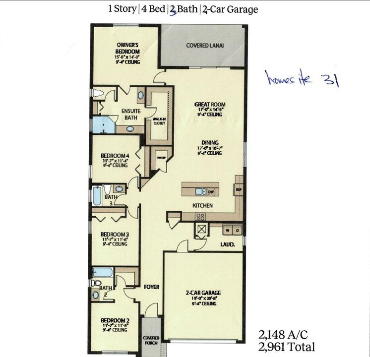 Active With Contract: $4,000 (4 beds, 3 baths, 2148 Square Feet)