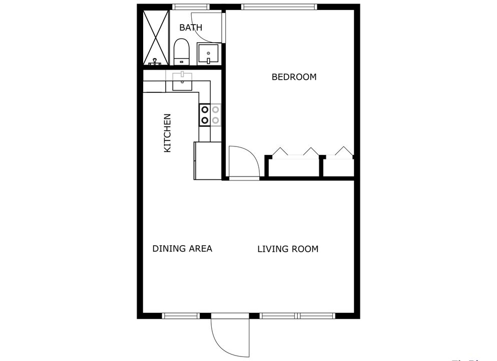 Active With Contract: $1,750 (1 beds, 1 baths, 450 Square Feet)