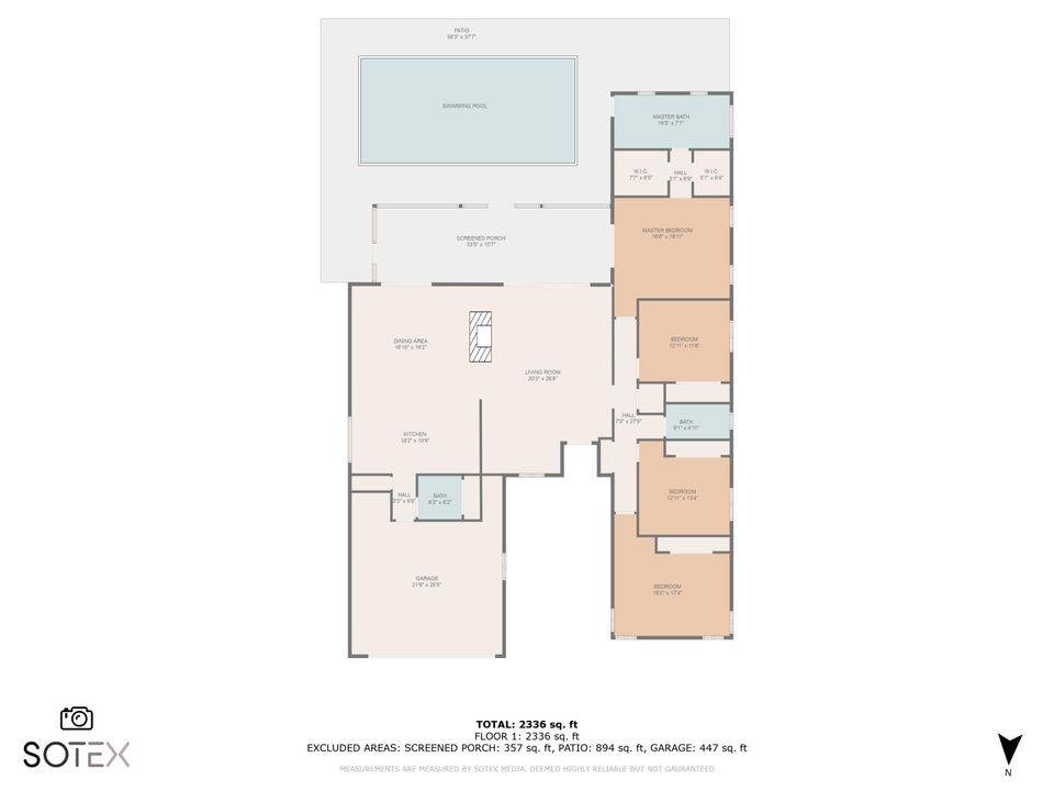 合同活跃: $999,999 (4 贝兹, 2 浴室, 2461 平方英尺)