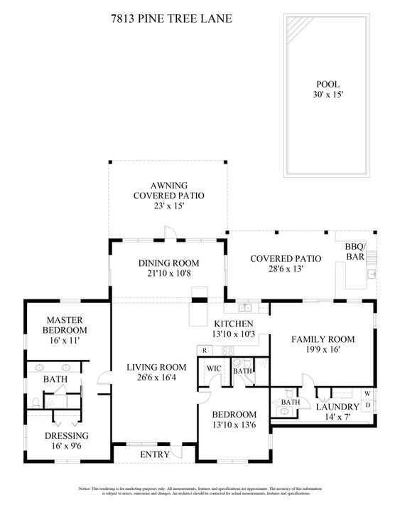 En Renta: $9,950 (2 camas, 3 baños, 2216 Pies cuadrados)