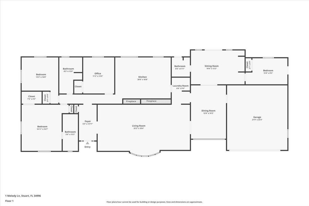 На продажу: $1,150,000 (4 спален, 3 ванн, 2584 Квадратных фут)