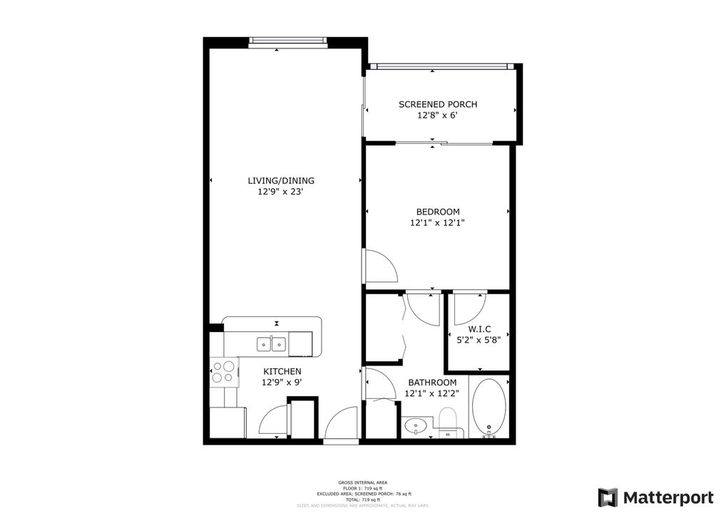 Active With Contract: $1,690 (1 beds, 1 baths, 672 Square Feet)