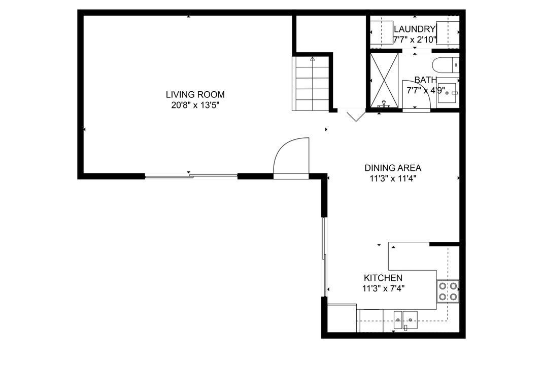 Active With Contract: $2,200 (2 beds, 2 baths, 1232 Square Feet)