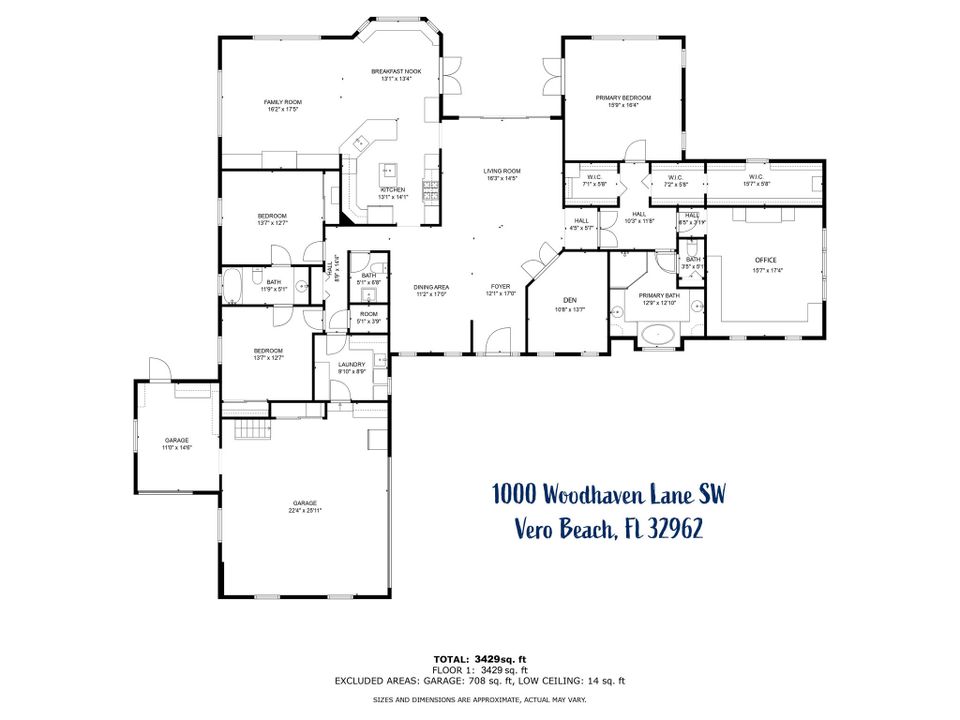 For Sale: $1,098,000 (3 beds, 2 baths, 3429 Square Feet)