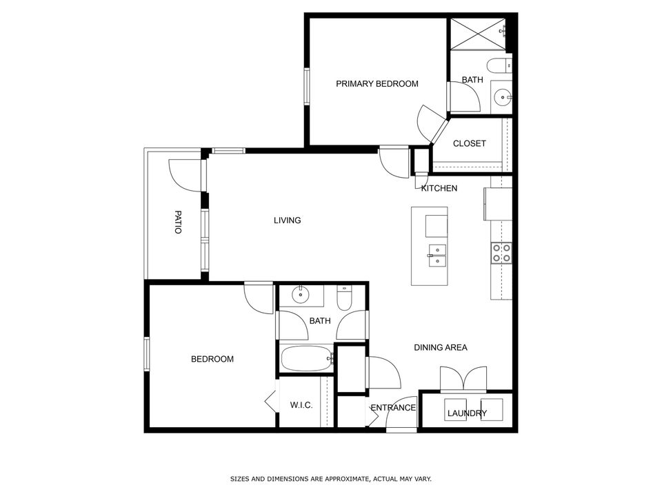 For Rent: $2,390 (2 beds, 2 baths, 1087 Square Feet)