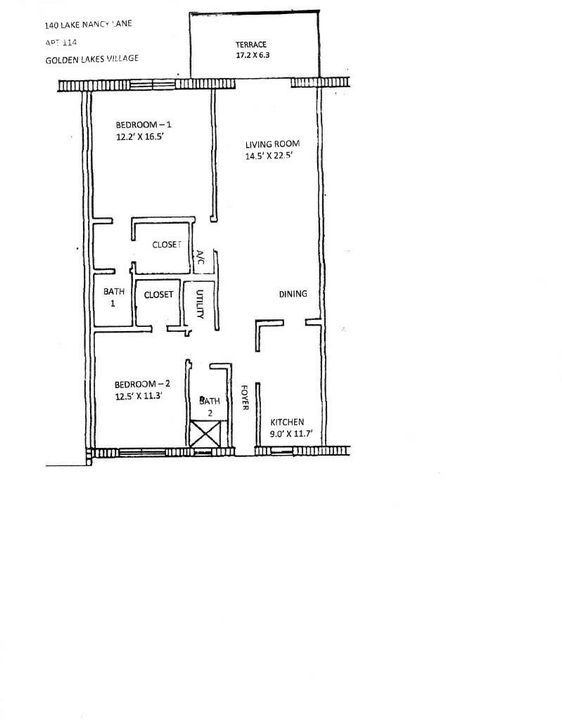 На продажу: $189,000 (2 спален, 2 ванн, 1043 Квадратных фут)